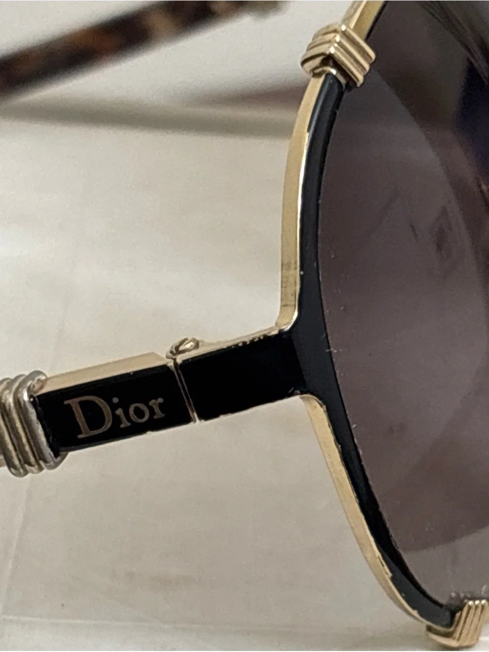 CHRISTIAN DIOR CHICAGO2 GUNMETAL GRADIENT AUTHENTIC SUNGLASSES READ